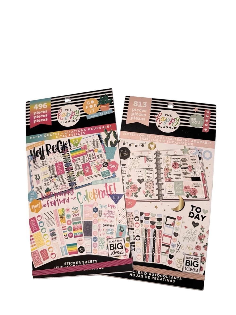 The Happy Planner Sticker Books - Simply Lovely & Happy Quotes New - Picture 1 of 6